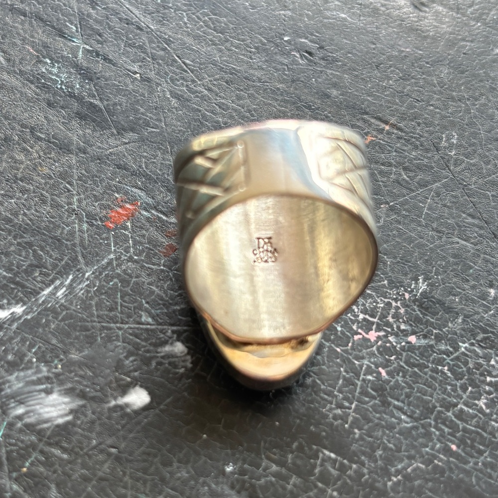 desert rose trading sterling silver and turquoise ring - Picture 5 of 8